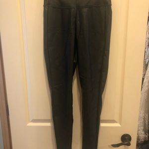 Faux leather leggings from athleta!